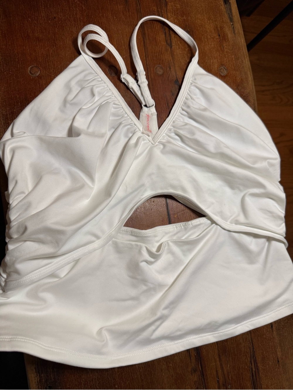 FP Movement by Free People White Cutout Cami